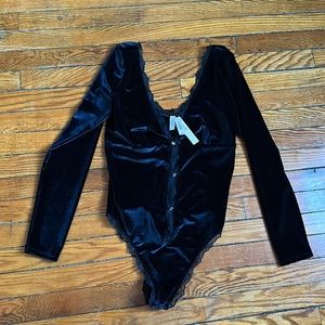 Victoria’s Secret black long sleeve body suit